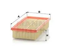Air filter Filter Insert C 2567 MANN-FILTER for PEUGEOT CITROËN FIAT MINI