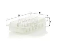 Air filter Filter Insert C 2620 MANN-FILTER for TOYOTA SUBARU