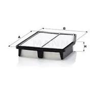 Air filter Filter Insert C 27 042 MANN-FILTER for KIA OPTIMA