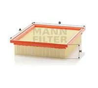 MANN C27154/1 Air Filter Insert 268mm Length Fits VW Golf Golf Van Vento