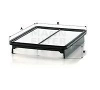 MANN C28011 Air Filter Insert 277mm Length Fits Kia Sorento 2.2 CRDi CRDi