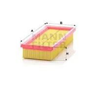 Air filter Filter Insert C 2872 MANN-FILTER for FIAT ZASTAVA
