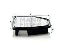 Air filter Filter Insert C 29 008 MANN-FILTER for CHEVROLET OPEL