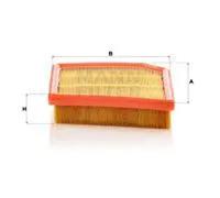 AIR FILTER FITS: BMW X2 M35 I.BMW 1 M 135 I XDRIVE/128 TI.BMW 2 GRAN COUPE M