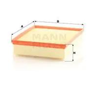Air filter Filter Insert C 29 034 MANN-FILTER for AUDI SEAT SKODA