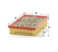 Air filter Filter Insert C 29 126/3 MANN-FILTER for MERCEDES-BENZ 190 124 Saloon