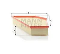 Air filter Filter Insert C 29 150 MANN-FILTER for VOLVO C30 C70 II Convertible