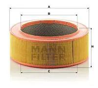 Air filter Filter Insert C 31 190 MANN-FILTER for MERCEDES-BENZ 123 Saloon