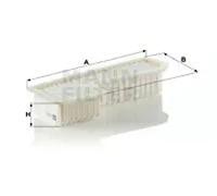 Air filter Filter Insert C 3318 MANN-FILTER for LEXUS TOYOTA