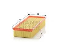 Air filter Filter Insert C 34 109 MANN-FILTER for AUDI VW ARO