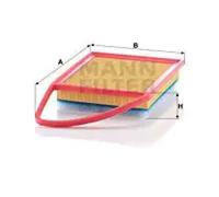 Air filter Filter Insert C 3585 MANN-FILTER for CITROËN PEUGEOT FIAT TOYOTA DS