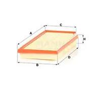 MANN C36016 Air Filter 357mm Length Fits Mercedes-Benz C-Class CLS E-Class GLC