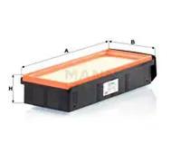 Engine Air Filter Insert MANN C37009