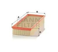 MANN Filter C37157 Air Filter 57mm Height 361mm Length For Mercedes-Benz S-Class