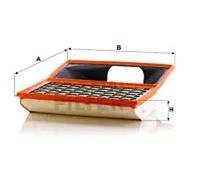 MANN C40001 Air Filter Insert 400mm Length 61mm Height Fits Iveco Daily