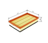 Air filter Filter Insert F 026 400 041 BOSCH for FIAT BRAVO II STILO