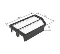 Air filter Filter Insert F 026 400 228 BOSCH for KIA HYUNDAI