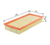 Air filter Filter Insert F 026 400 387 BOSCH for DACIA RENAULT NISSAN
