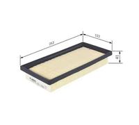 Air filter Filter Insert F 026 400 507 BOSCH for MITSUBISHI