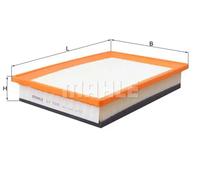 Air Filter fits VW SHARAN 7M, 7M9 2.8 00 to 10 AYL Mahle 7M3129620 7M3129620A