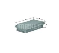 Air filter Filter Insert LX 1002 KNECHT for TOYOTA SUBARU DAIHATSU