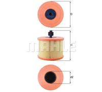 MAHLE LX 1035 - Air Filter Car - Engine