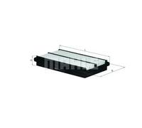 x1 Mahle Air Filter Filter Insert LX1075 76418099 Made in BG