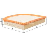 Mahle Original Air Filter - LX1250 (76419006) - Made in AT - Fits BMW Z4/X3