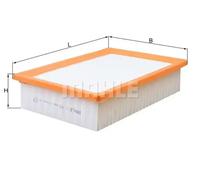 MAHLE Air Filter LX 1456 - Insert 254 mm - Fits Ford Maverick & Mazda Tribute - Knecht Filter