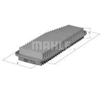 Air filter Filter Insert LX 1611 MAHLE for TOYOTA PREVIA / ESTIMA I RAV 4