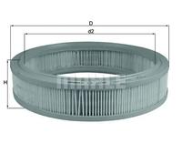 MAHLE Air Filter - LX1638