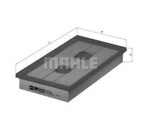 Air Filter fits VW TOURAN 1T 1.6 03 to 07 Mahle 03C129620B 3C129620B VOLKSWAGEN