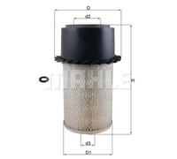 MAHLE LX17 Air Filter Insert 199.4mm Outer ⌀ Fits Fiat Campagnola UMM Transcat