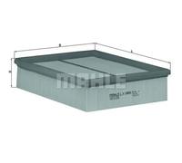 Air filter Filter Insert LX 1809 KNECHT for HYUNDAI SONATA V SONATA VI