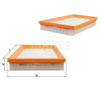 Air filter Filter Insert LX 1813 KNECHT for FORD FIESTA V FUSION