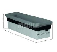 MAHLE Knecht Filter Air Filter LX 1824/1 - for BMW X5 X6 (E70/E71/E72)
