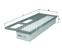 MAHLE Air Filter LX1920
