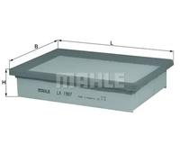 Air Filter LX1997 Genuine Mahle 96950990 96950990 96950990 96950990 96950990