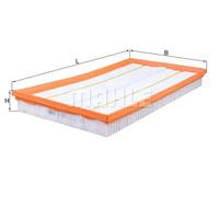 Genuine Mahle Engine Air Filter Insert - LX2037