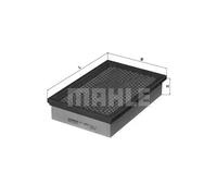 AIR FILTER FOR SSANGYONG MUSSO/SPORTS KORANDO/Cabrio DAEWOO 3.2L 6cyl KORANDO