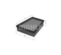 Air filter Filter Insert LX 2631 KNECHT for RENAULT MERCEDES-BENZ