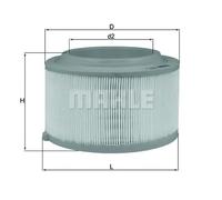 Air Filter LX3458 Genuine Mahle 1720719 1734536 1921356 AB399601AB AB399601AD