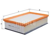 Air filter Filter Insert LX 3503 MAHLE for SEAT VW AUDI SKODA CUPRA FORD