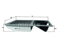 LX 3583 Air Filter Fits Iveco Daily 5 Van Platform/Chassis 6 Van By Mahle