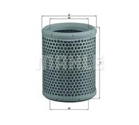 Mahle Original Air Filter LX 384 – 128.5 mm Outer Diameter