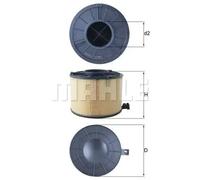 Air filter Filter Insert LX 4411 MAHLE for AUDI A4 B9 A4 B9 Avant A5