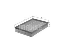 AIR FILTER LX 460/1 FOR LANCIA KAPPA/SW PRISMA THEMA FIAT CROMA 2.0L 4cyl THEMA