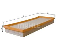 MAHLE Air Filter - LX522