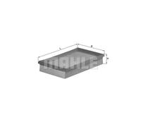 Knecht Filter Air Filter Insert LX 663 – Mazda 323 S Mk VI Saloon