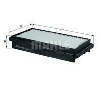 Air filter Filter Insert LX 667 KNECHT for ROVER HONDA